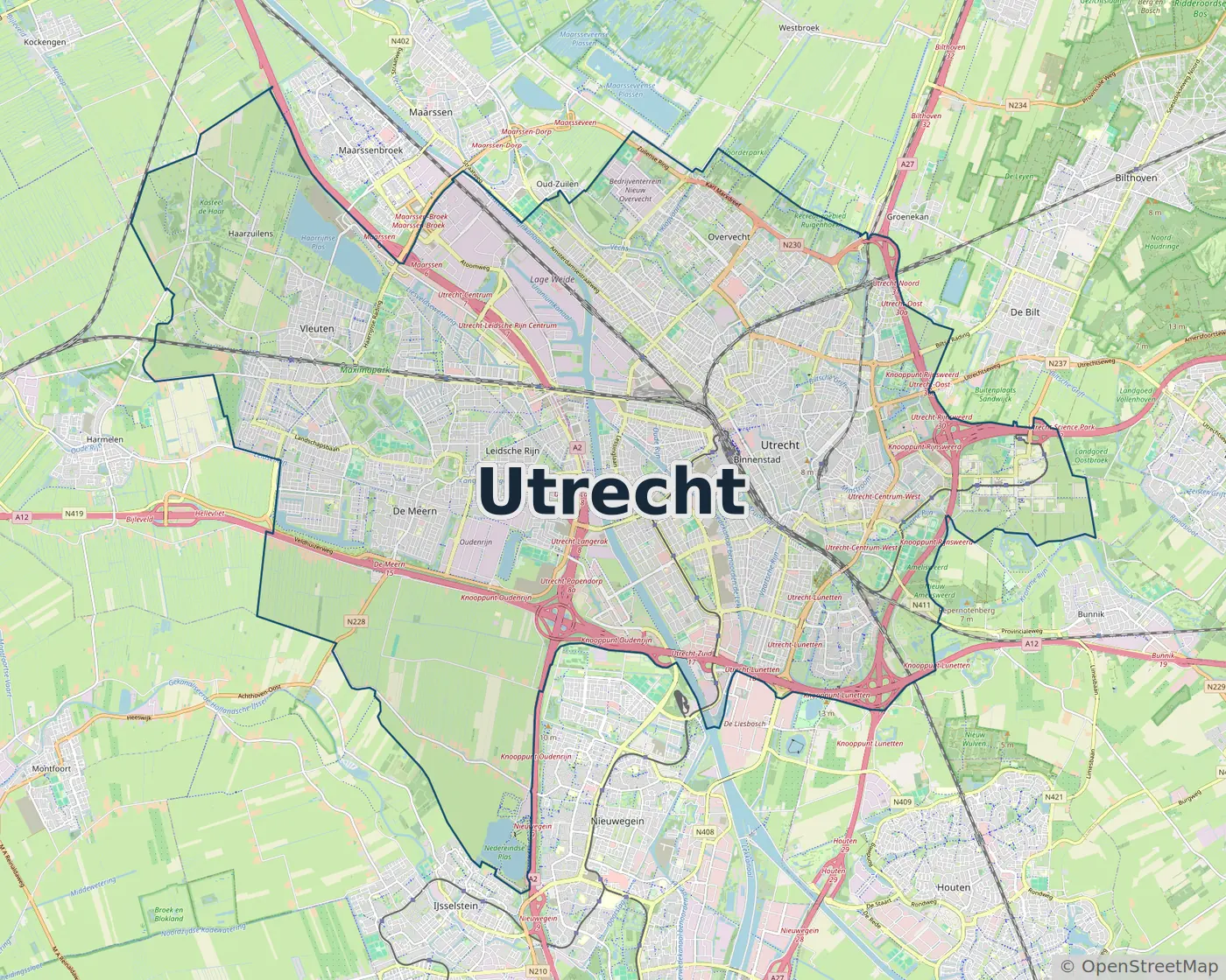 Werkgebied slotenmaker Utrecht