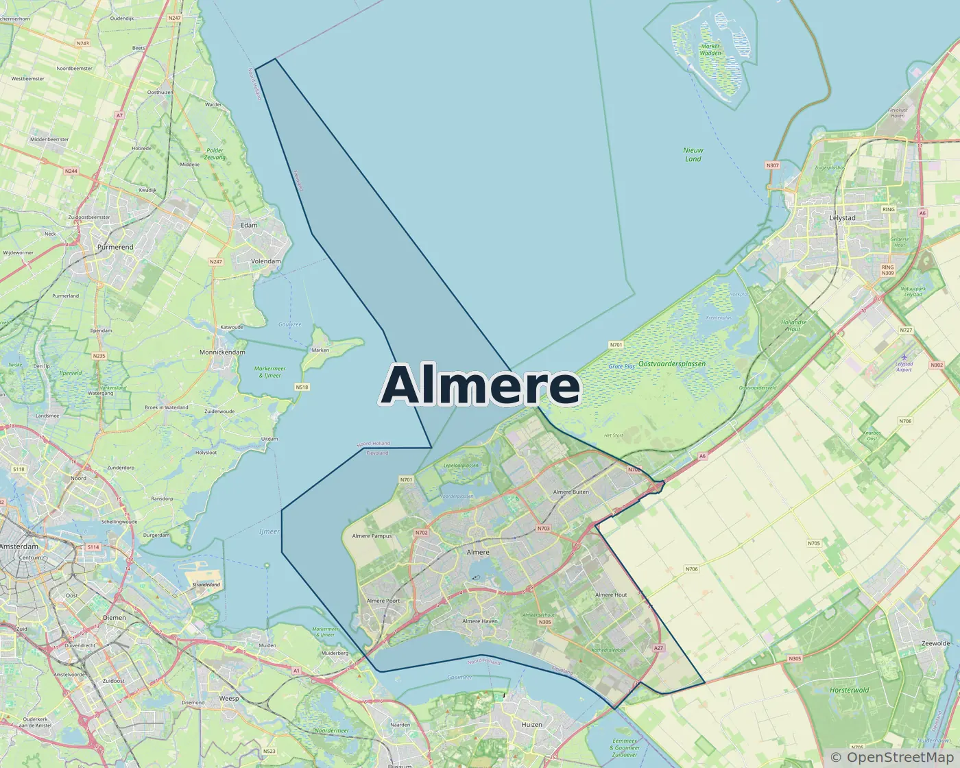Werkgebied Slotenmaker Almere