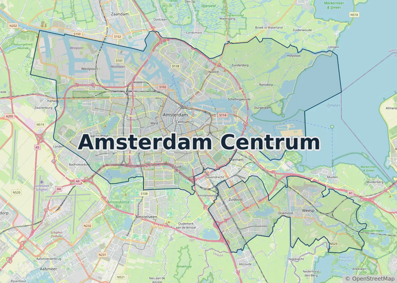 Werkgebied Slotenmaker Amsterdam Centrum