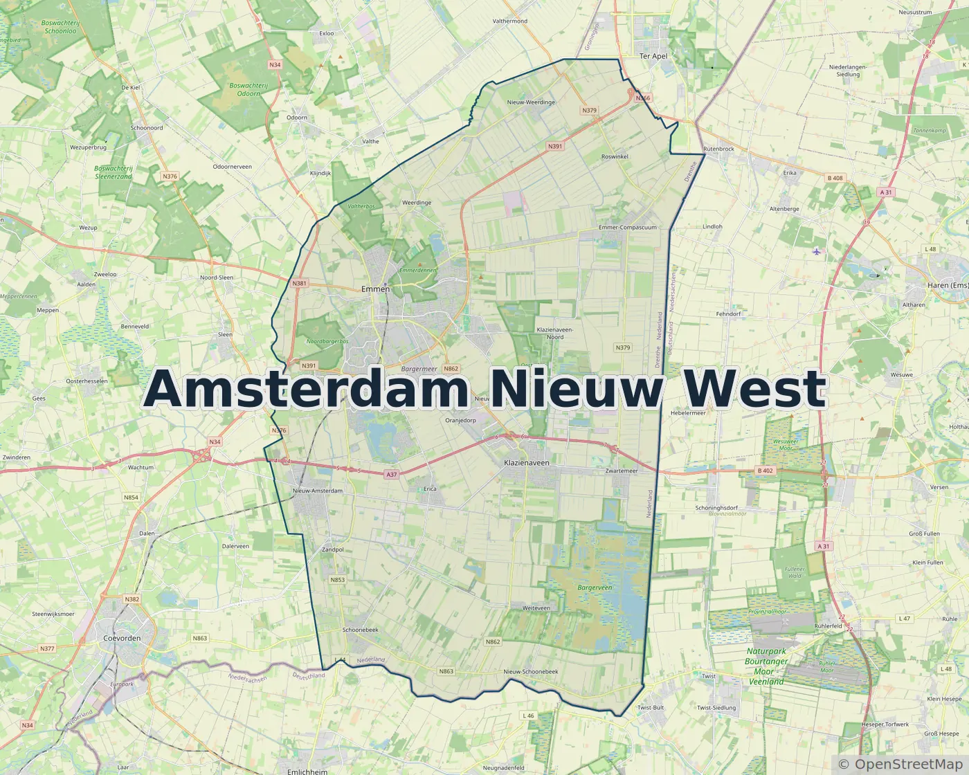 Werkgebied Slotenmaker Amsterdam Nieuw West