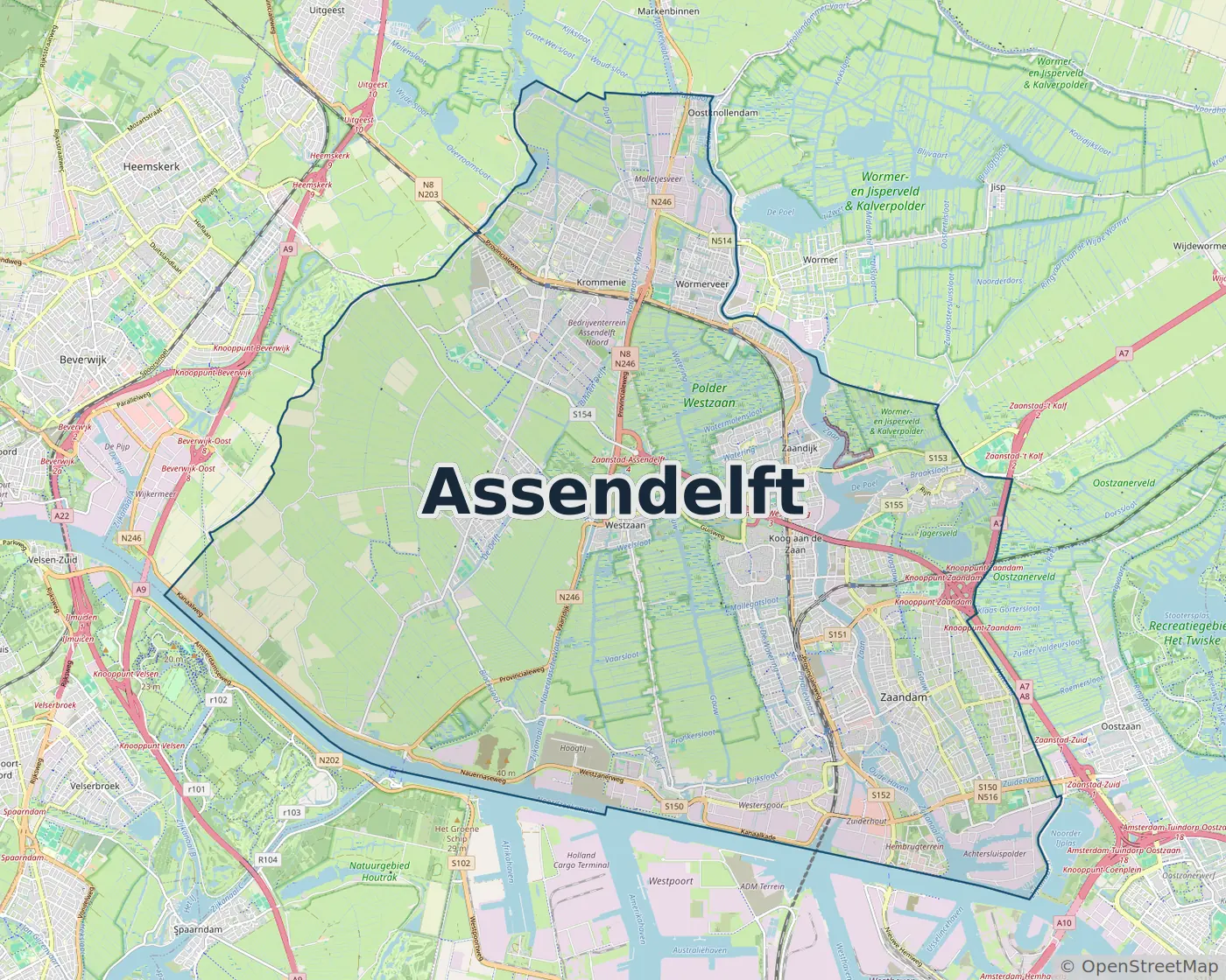 Werkgebied Slotenmaker Assendelft