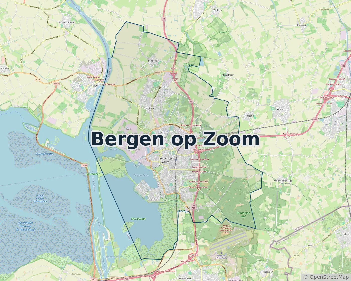 Werkgebied Slotenmaker Bergen op Zoom
