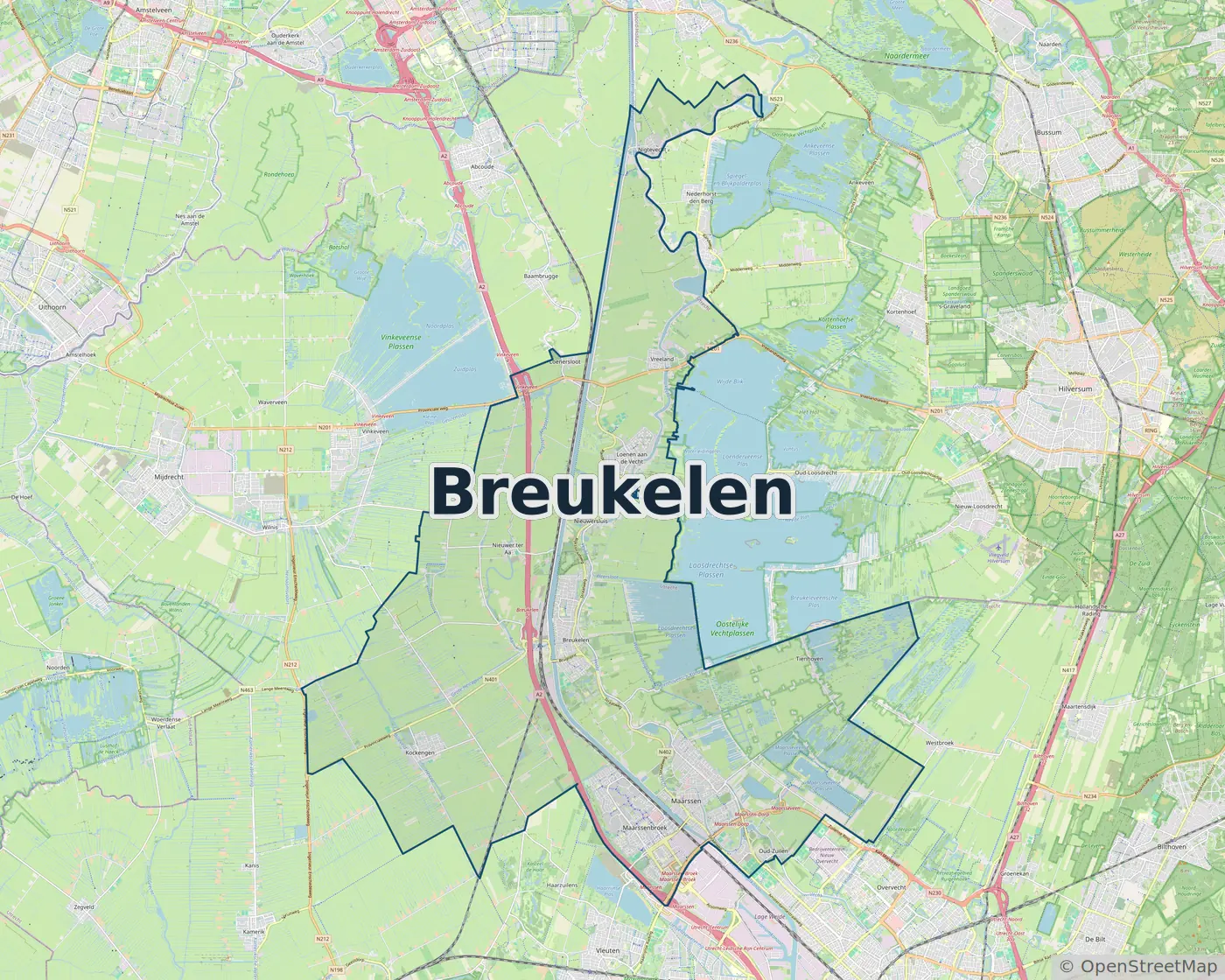 Werkgebied Slotenmaker Breukelen