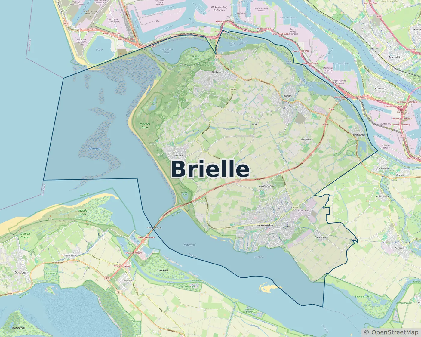 Werkgebied Slotenmaker Brielle