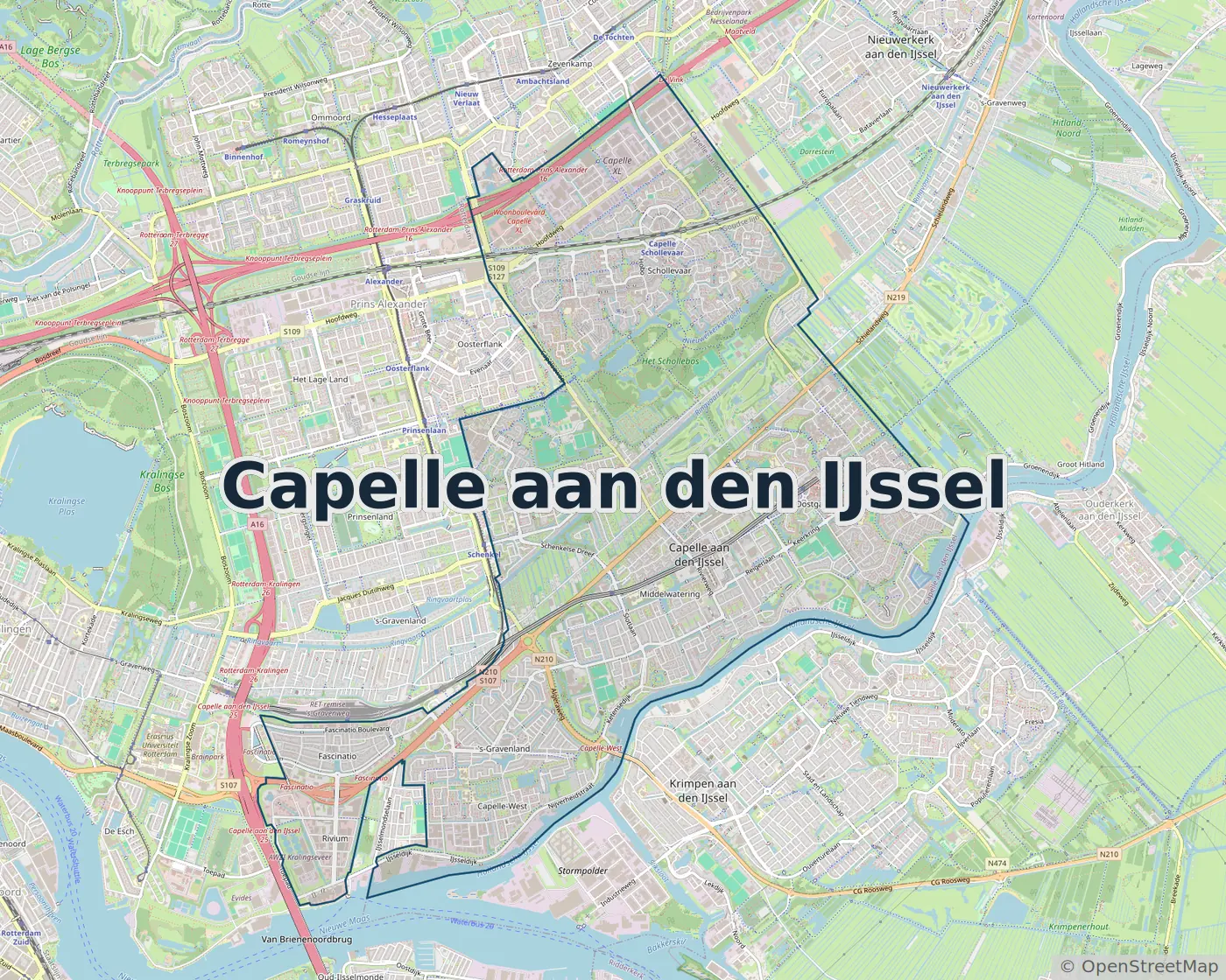 Werkgebied Slotenmaker Capelle aan den IJssel
