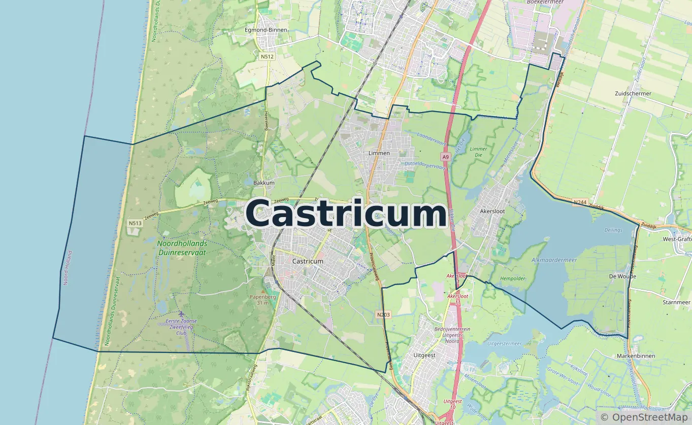 Werkgebied Slotenmaker Castricum