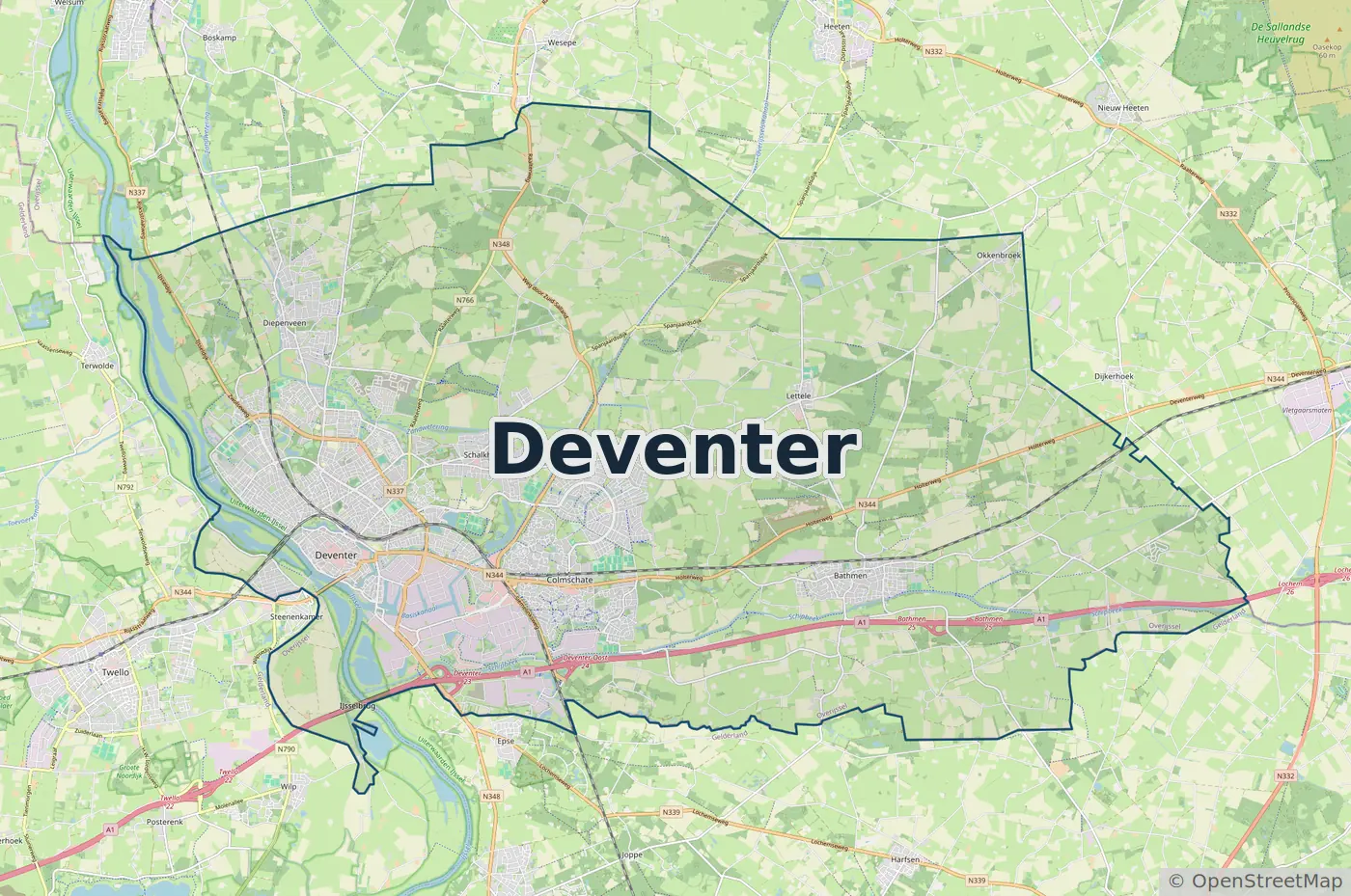 Werkgebied Slotenmaker Deventer