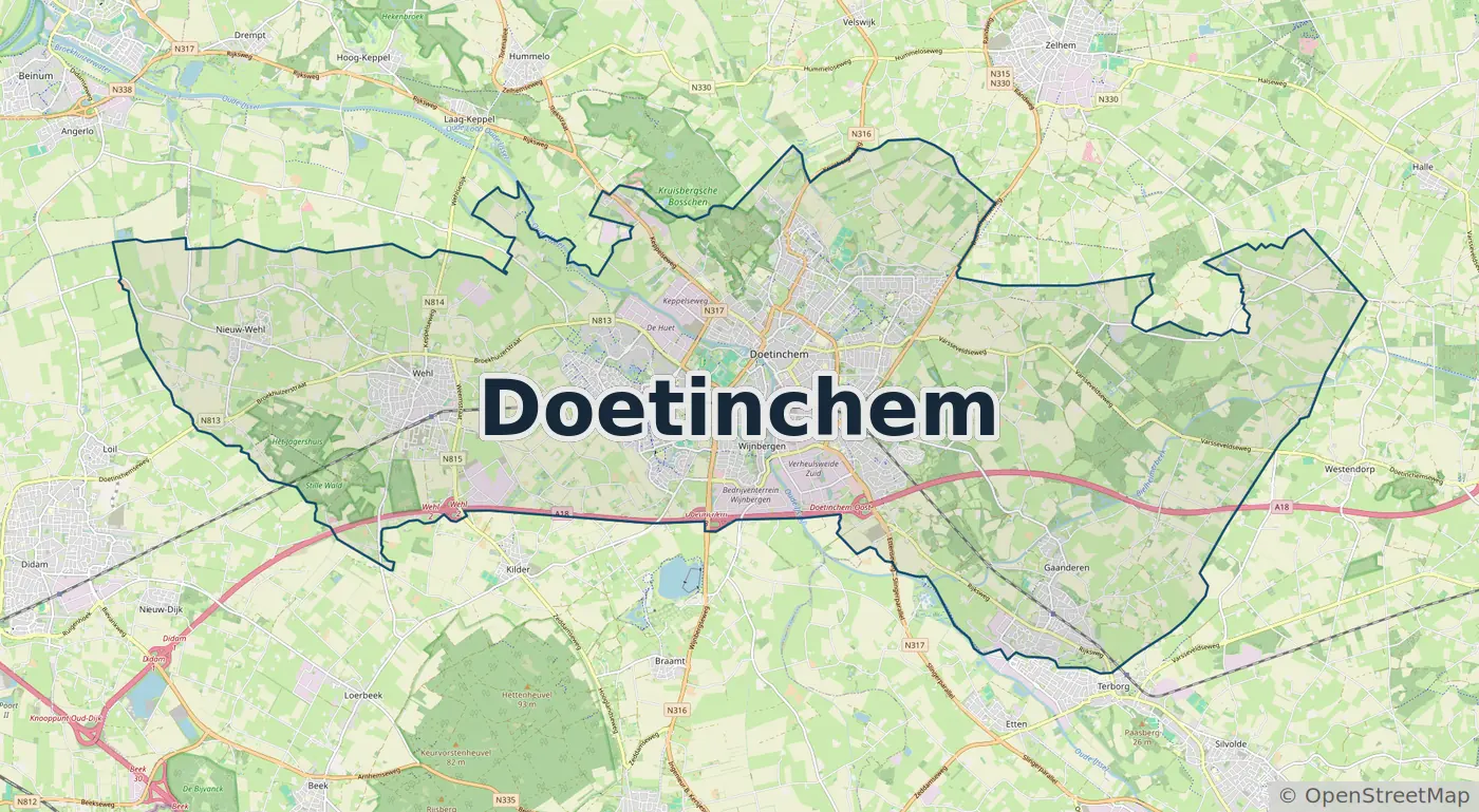 Werkgebied Slotenmaker Doetinchem