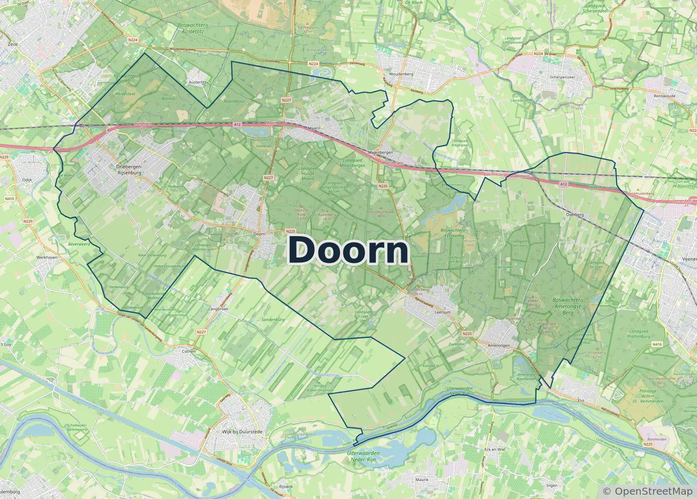 Werkgebied Slotenmaker Doorn