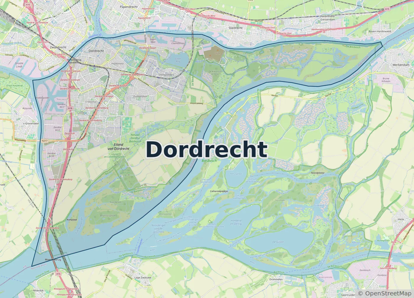Werkgebied Slotenmaker Dordrecht