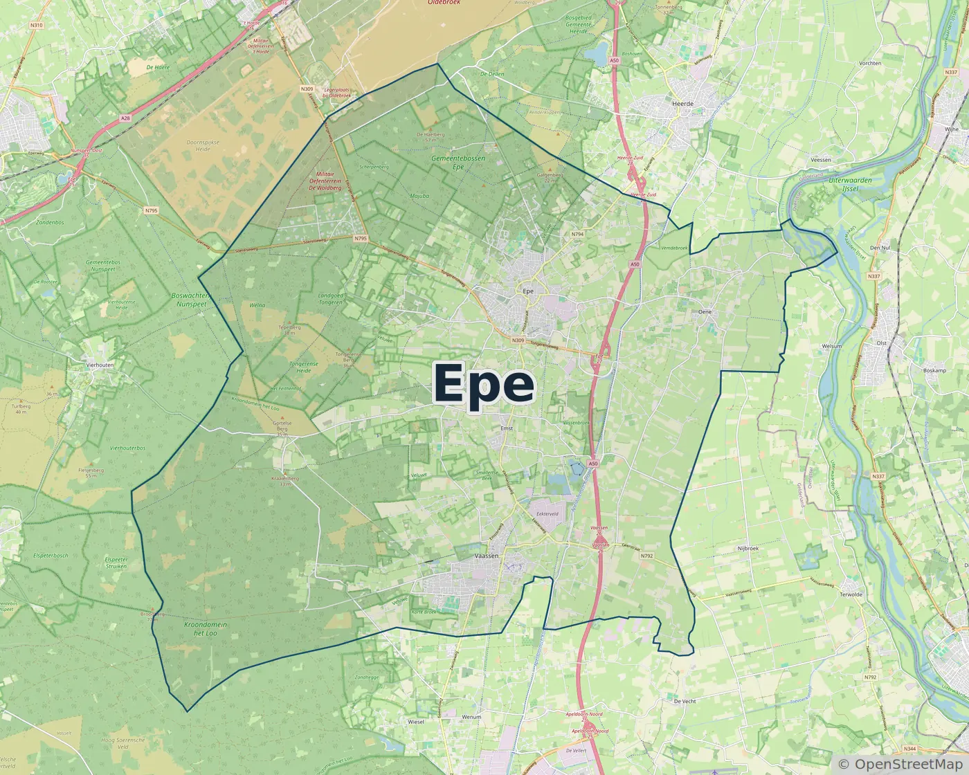 Werkgebied Slotenmaker Epe