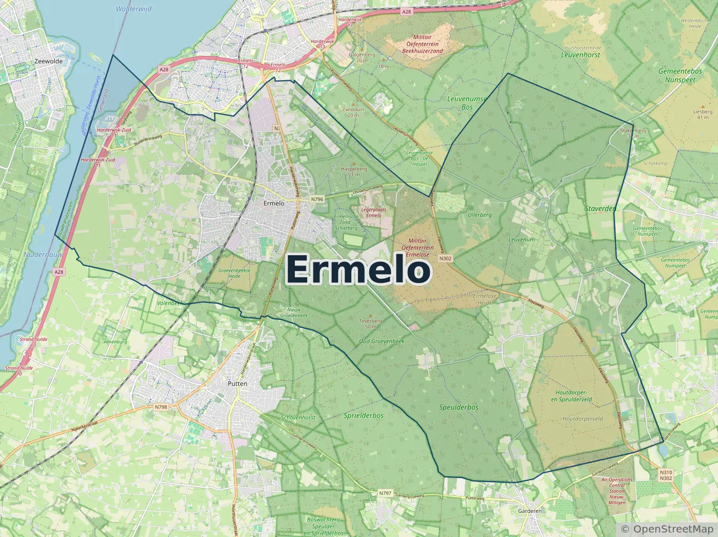 Werkgebied Slotenmaker Ermelo