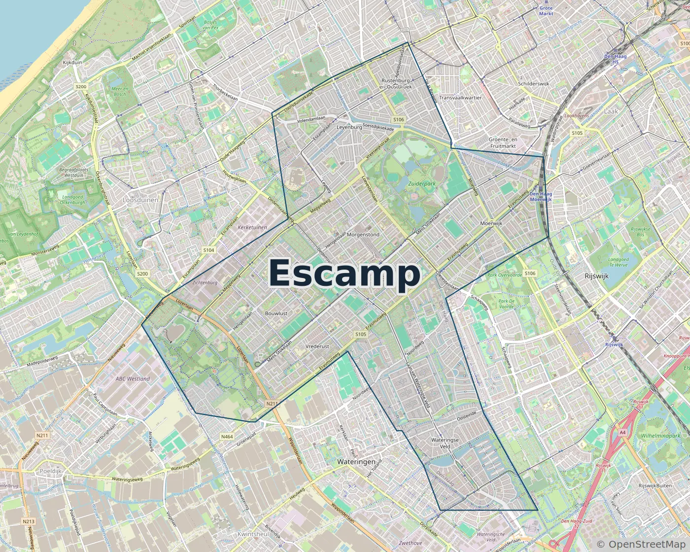 Werkgebied Slotenmaker Escamp