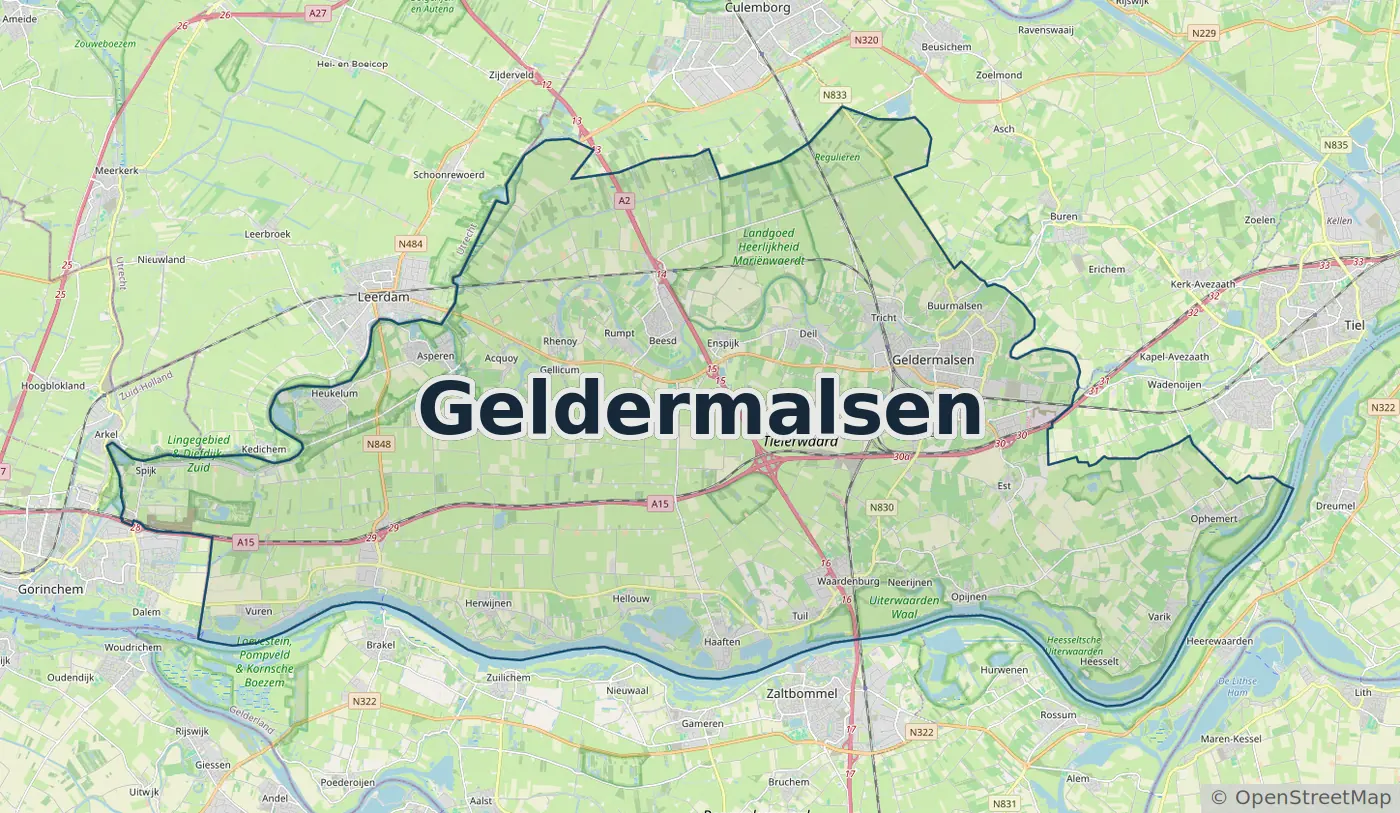 Werkgebied Slotenmaker Geldermalsen