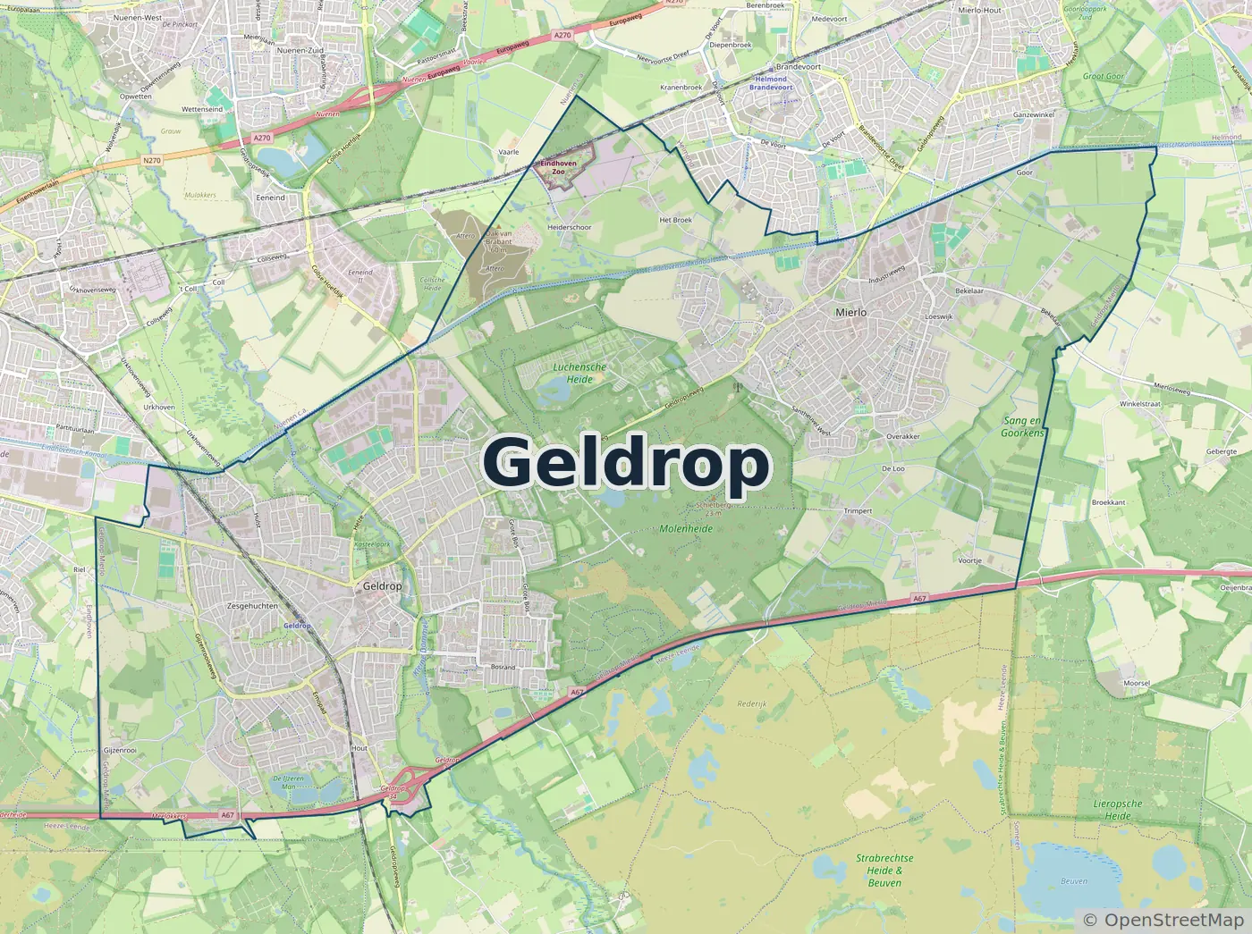 Werkgebied Slotenmaker Geldrop