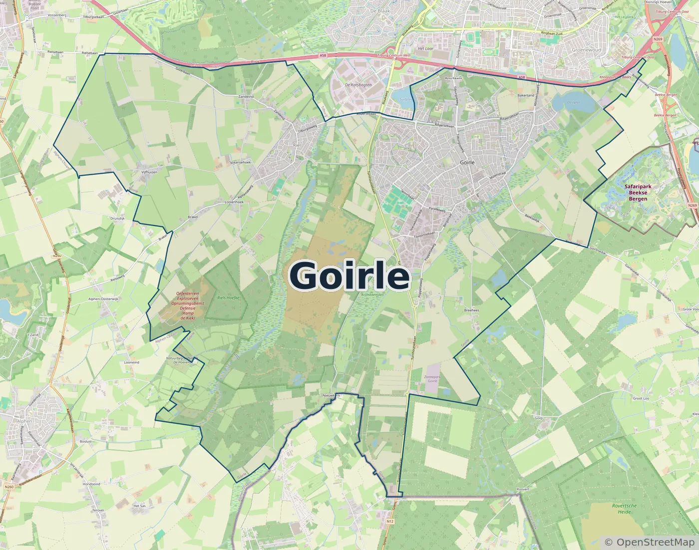 Werkgebied Slotenmaker Goirle