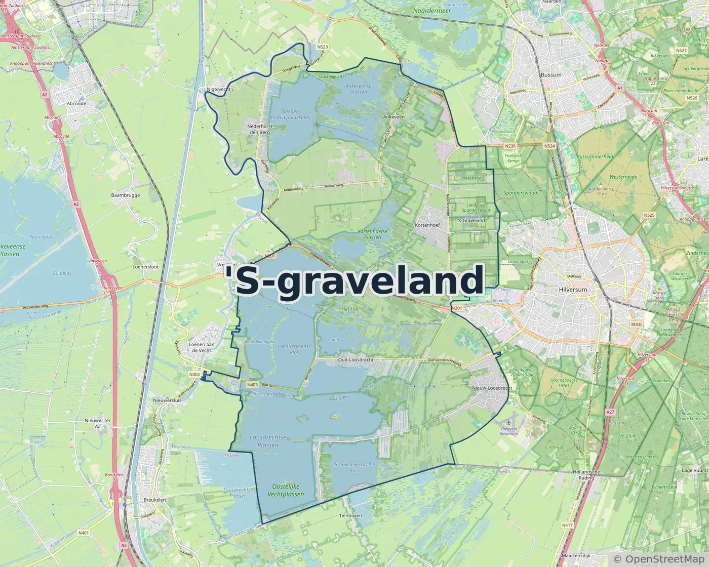 Werkgebied Slotenmaker 'S-graveland