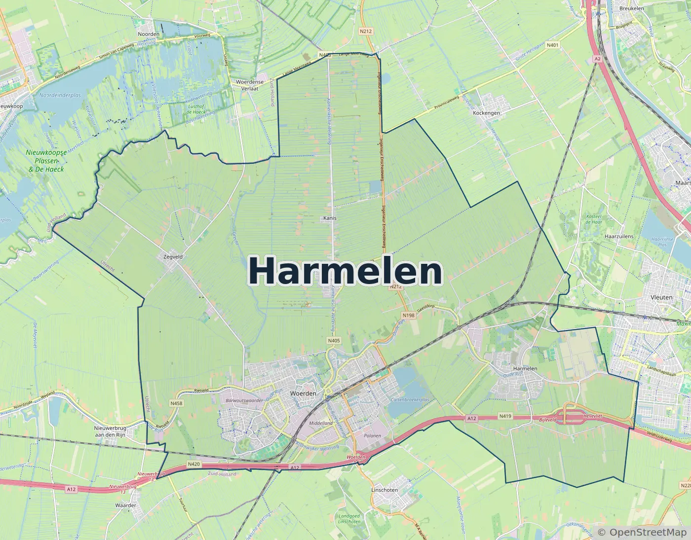 Werkgebied Slotenmaker Harmelen