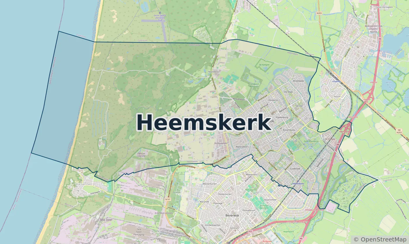 Werkgebied Slotenmaker Heemskerk