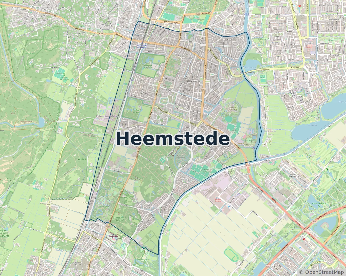 Werkgebied Slotenmaker Heemstede
