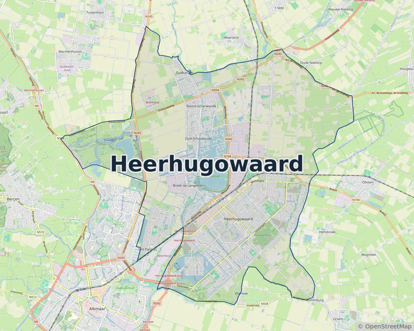 Werkgebied Slotenmaker Heerhugowaard
