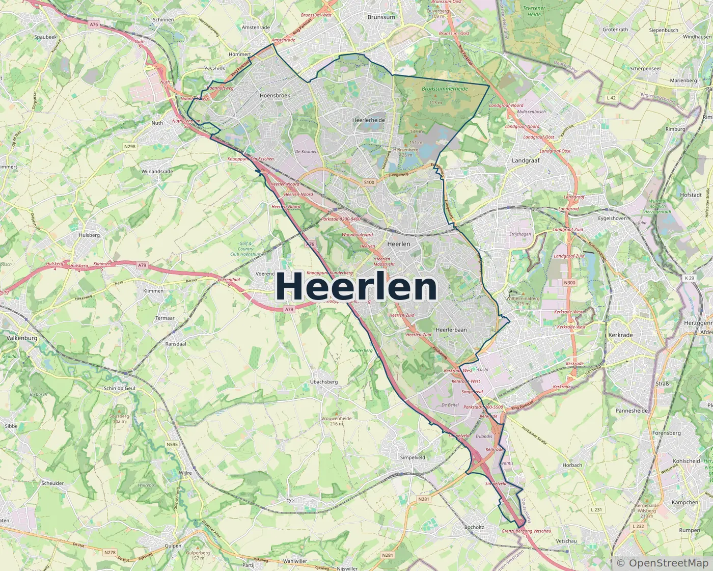 Werkgebied Slotenmaker Heerlen