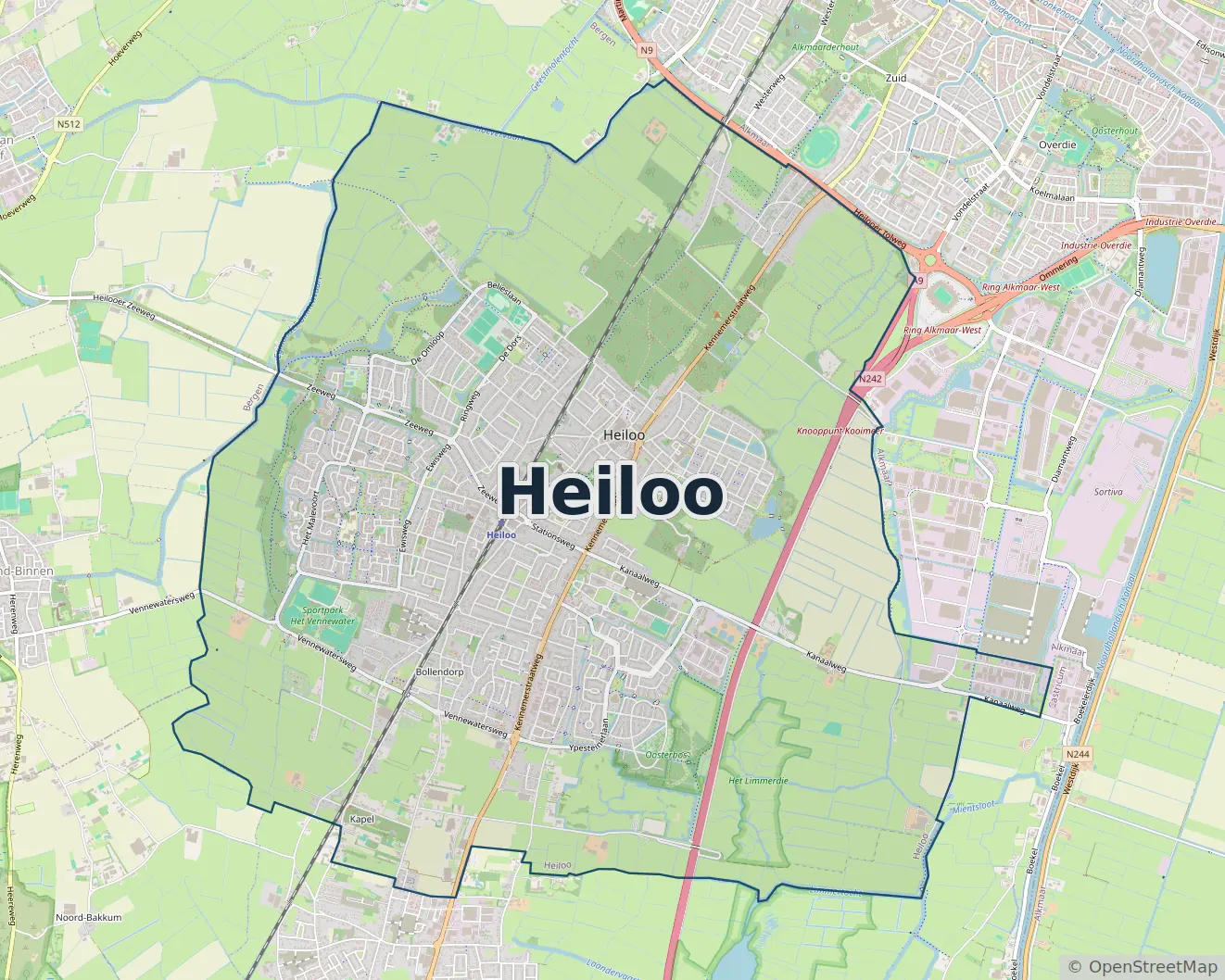 Werkgebied Slotenmaker Heiloo