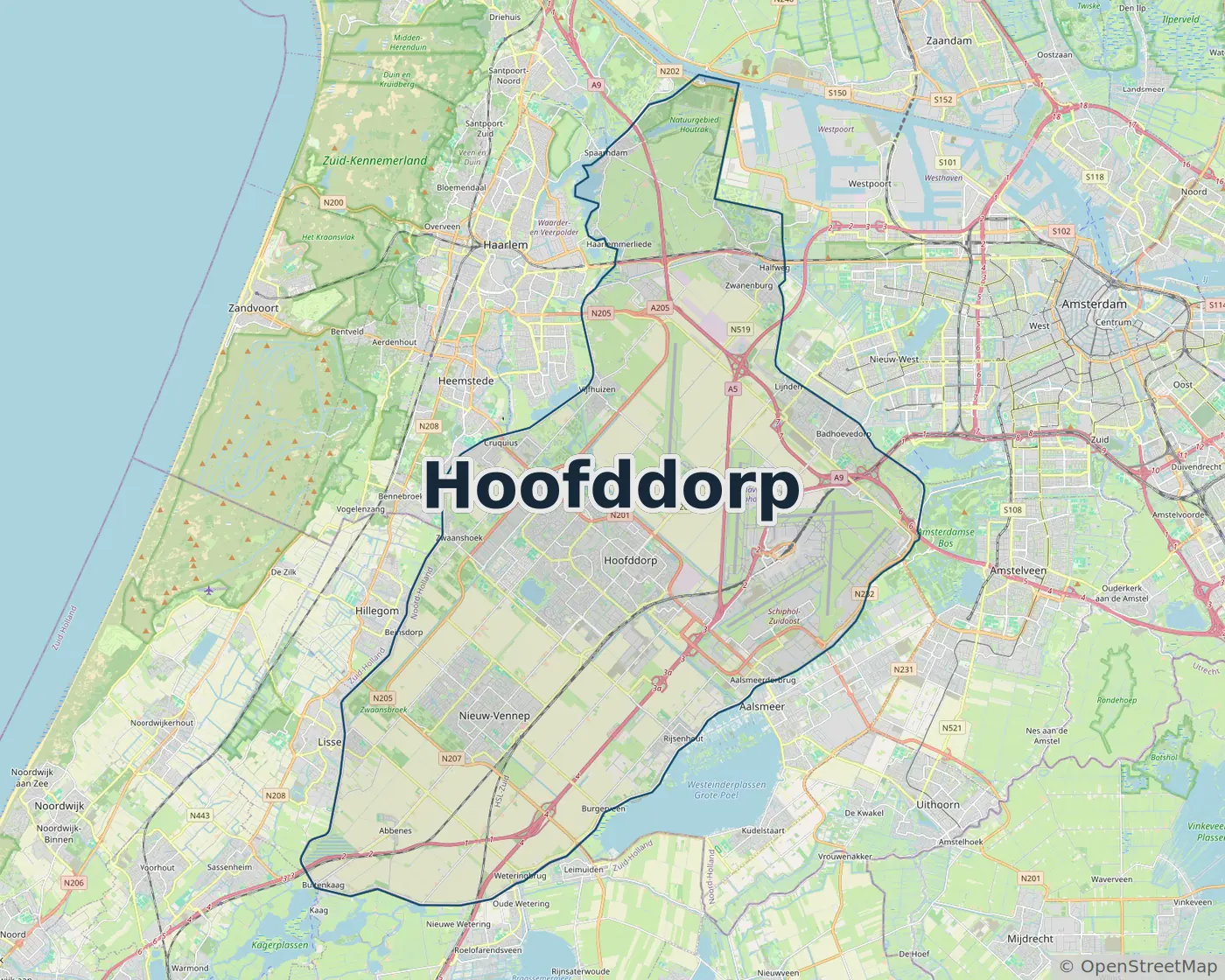 Werkgebied Slotenmaker Hoofddorp
