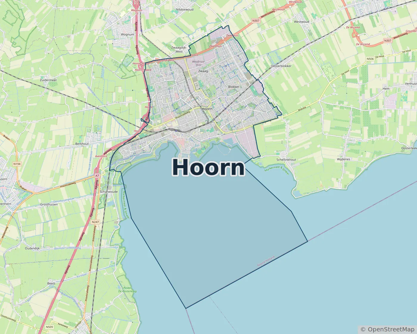 Werkgebied Slotenmaker Hoorn