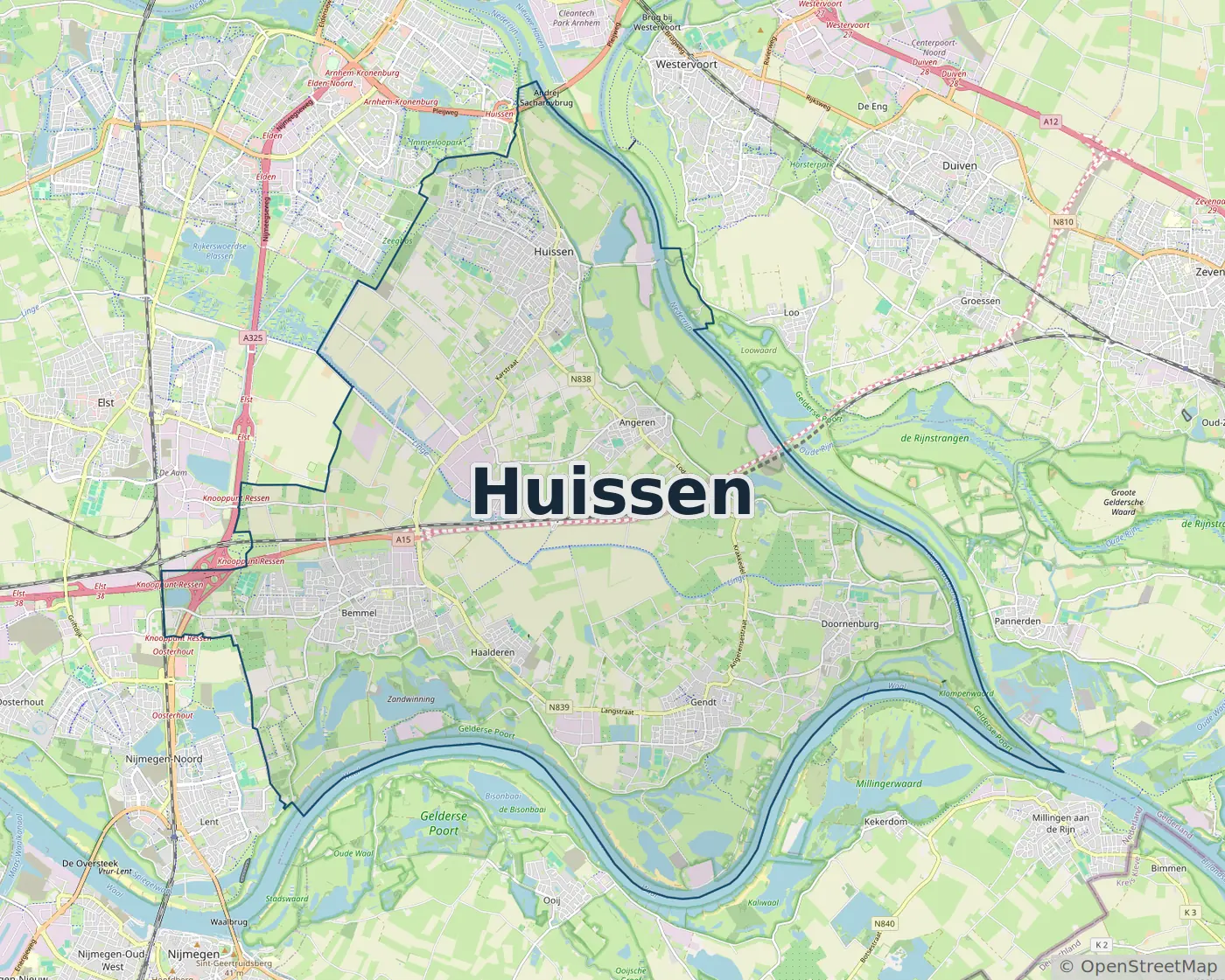 Werkgebied Slotenmaker Huissen