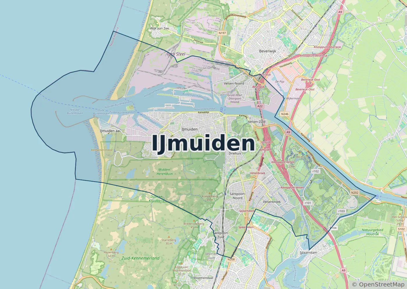 Werkgebied Slotenmaker IJmuiden