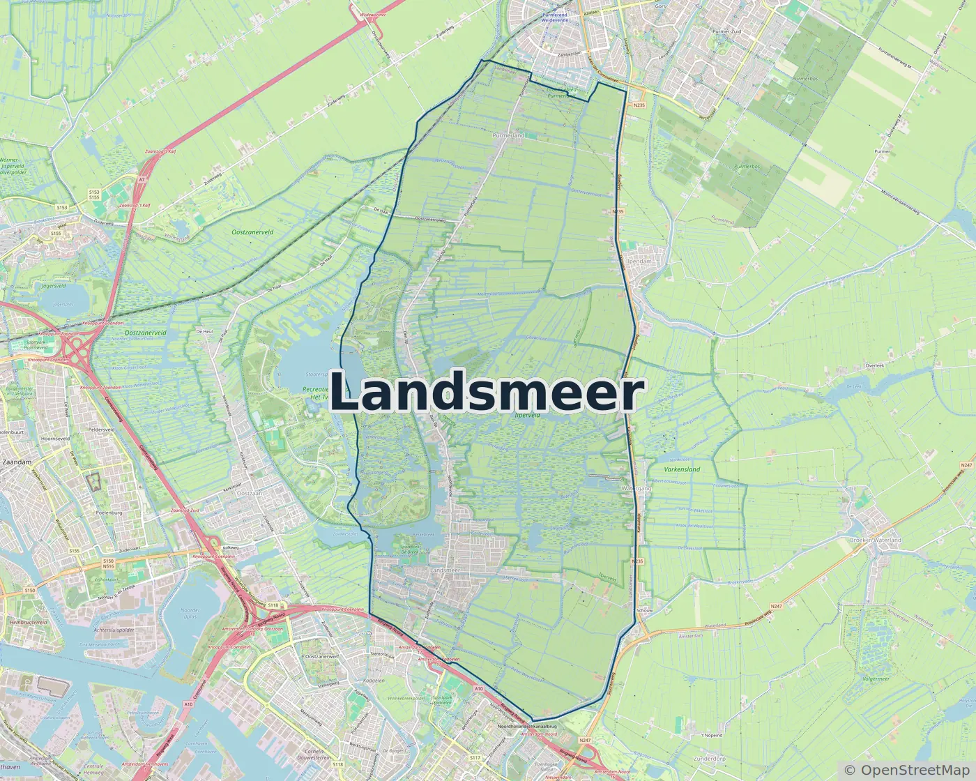 Werkgebied Slotenmaker Landsmeer