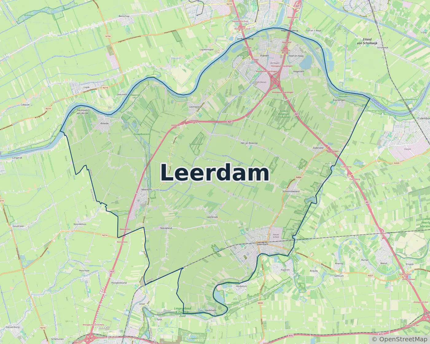 Werkgebied slotenmaker Leerdam