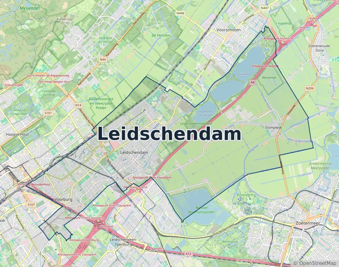 Werkgebied Slotenmaker Leidschendam