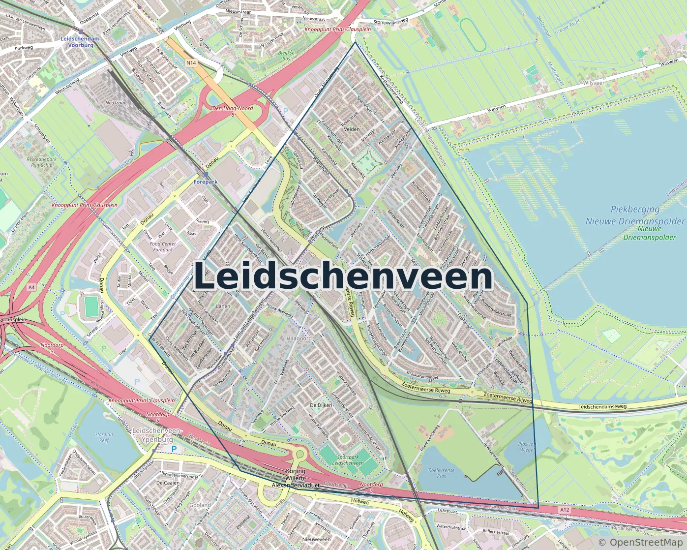 Werkgebied Slotenmaker Leidschenveen