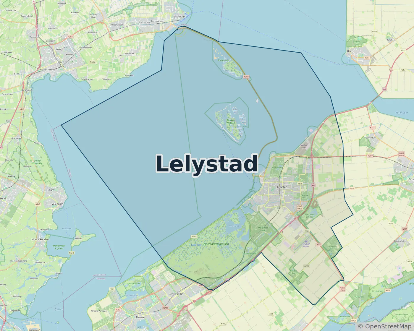 Werkgebied Slotenmaker Lelystad
