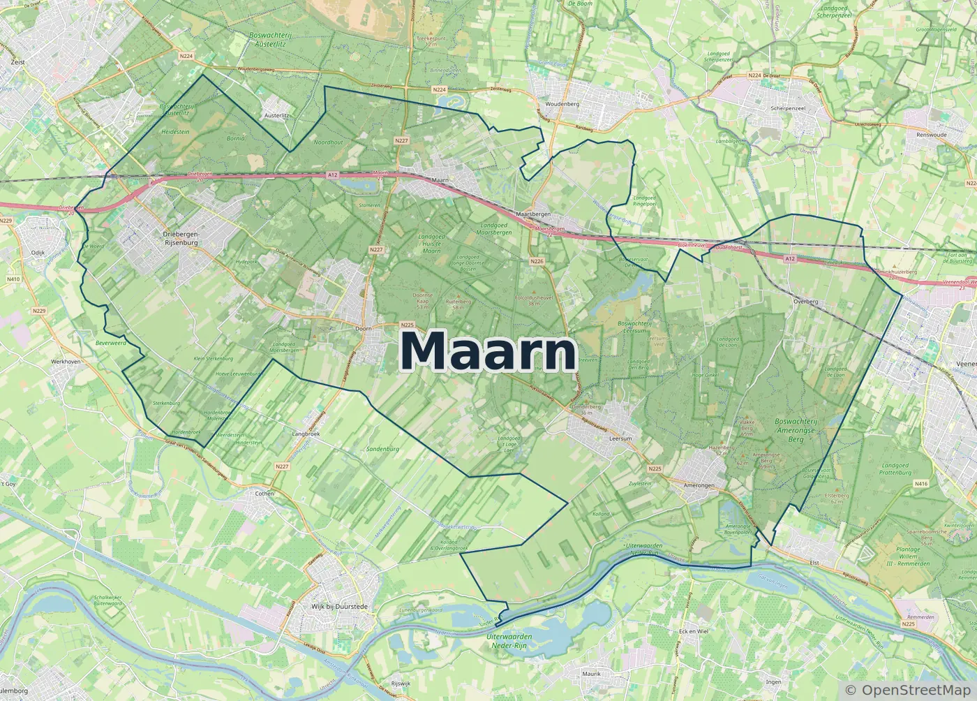 Werkgebied Slotenmaker Maarn