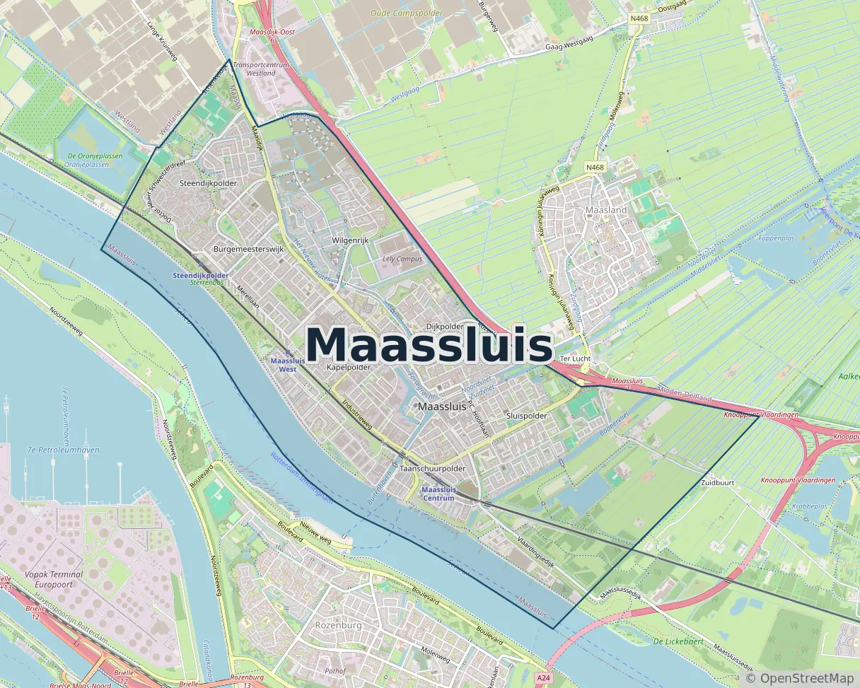 Werkgebied Slotenmaker Maassluis