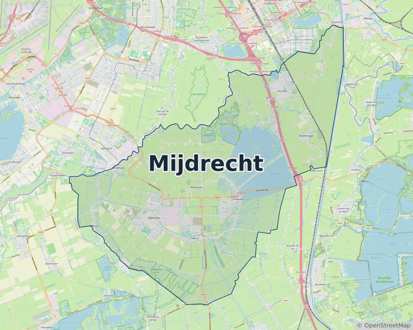 Werkgebied Slotenmaker Mijdrecht