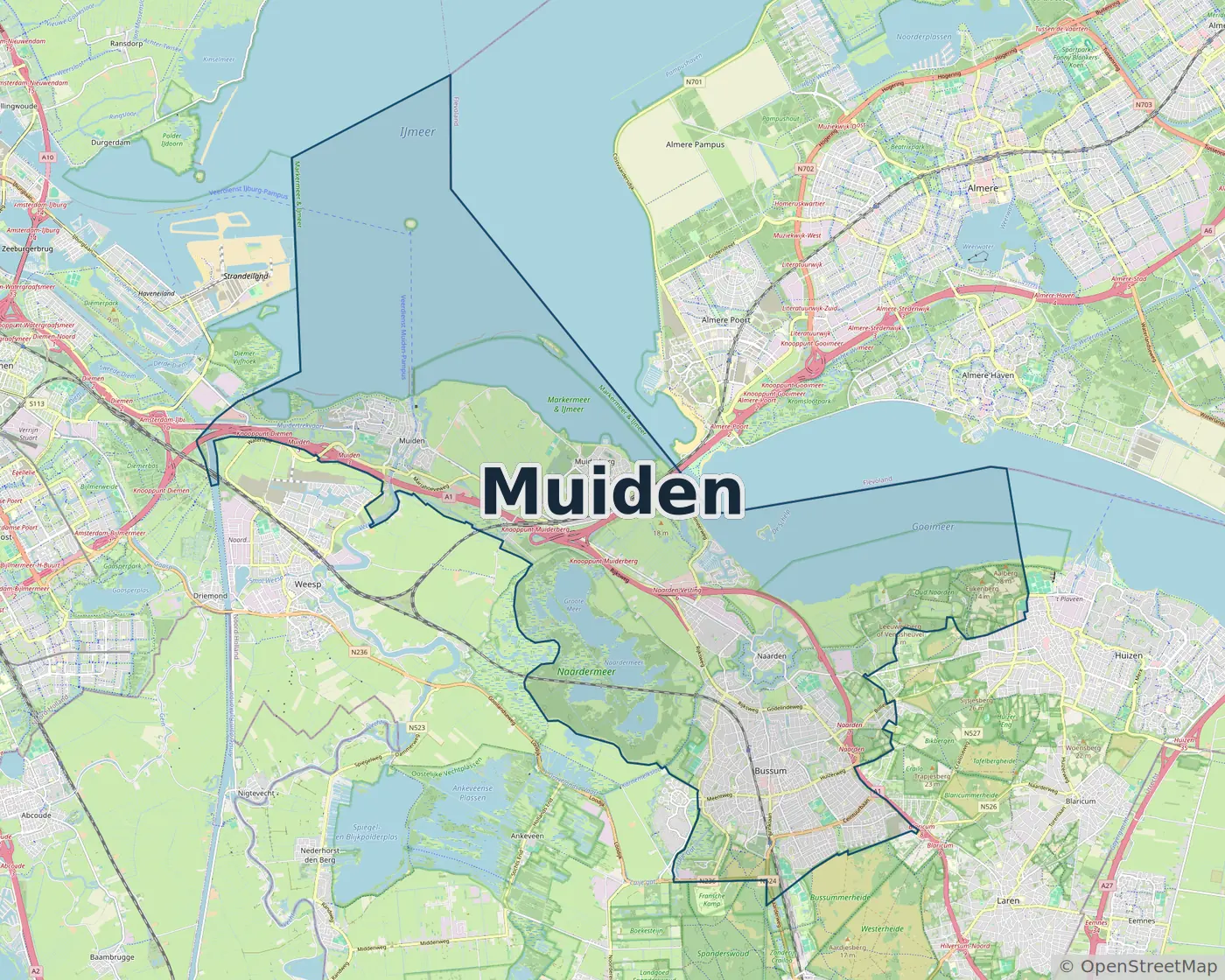 Werkgebied Slotenmaker Muiden