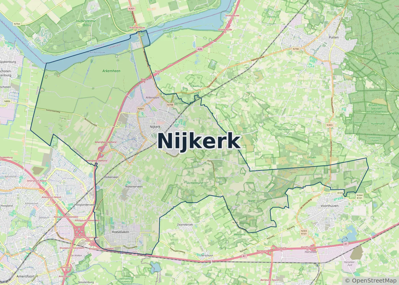 Werkgebied Slotenmaker Nijkerk