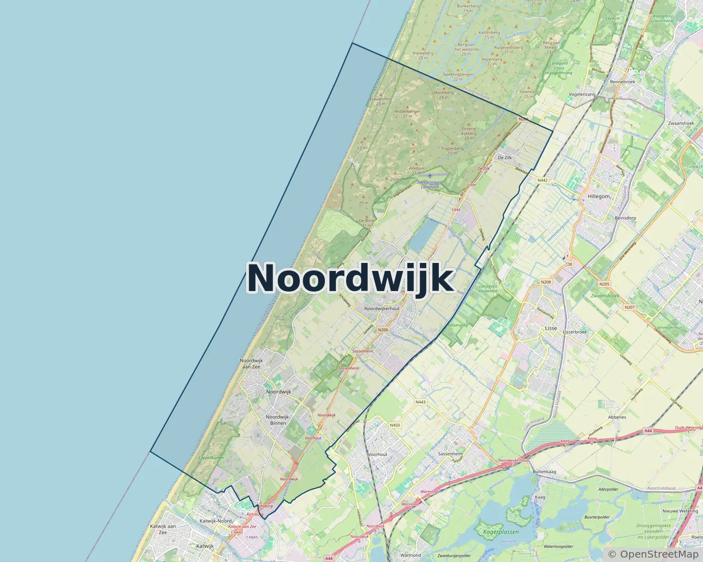 Werkgebied Slotenmaker Noordwijk