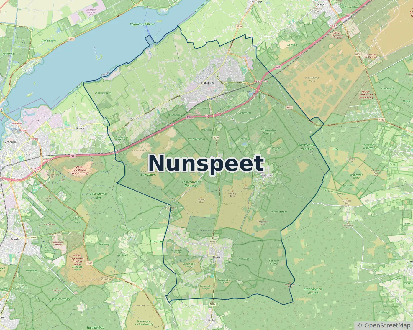 Werkgebied Slotenmaker Nunspeet