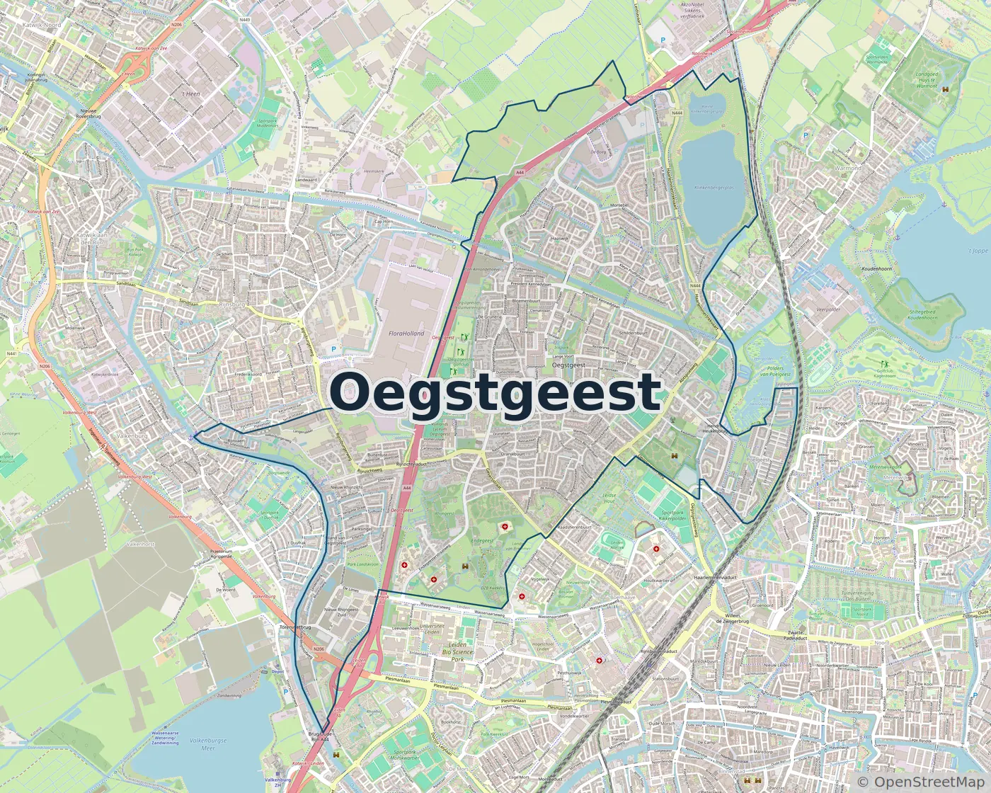 Werkgebied Slotenmaker Oegstgeest