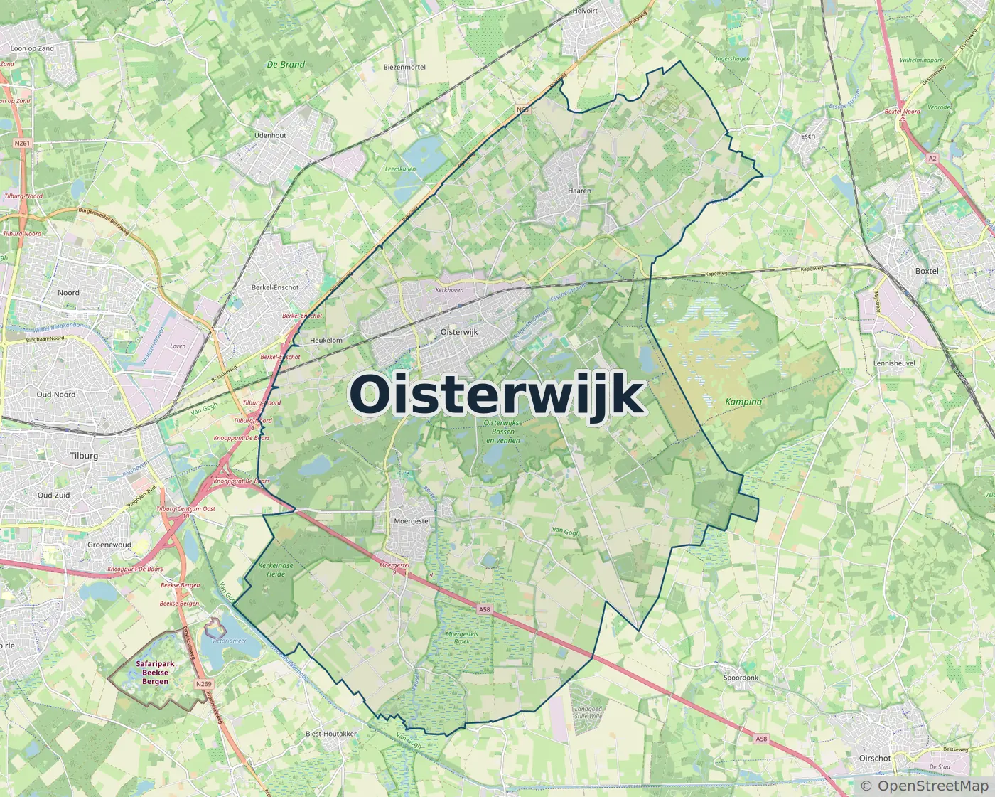 Werkgebied Slotenmaker Oisterwijk