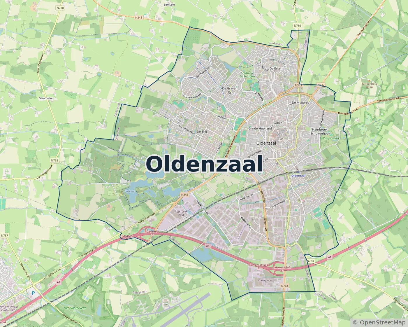 Werkgebied Slotenmaker Oldenzaal