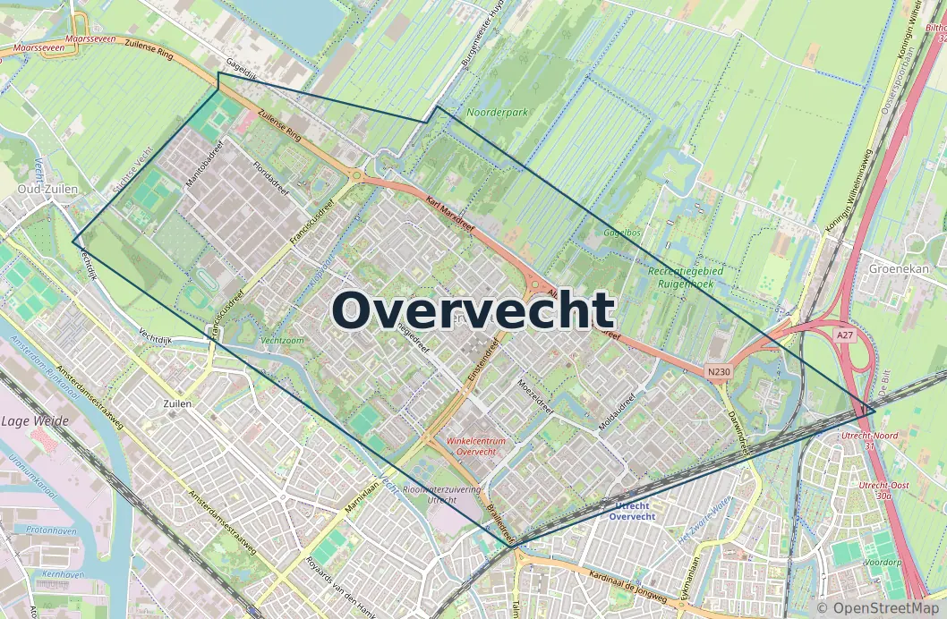 Werkgebied Slotenmaker Overvecht