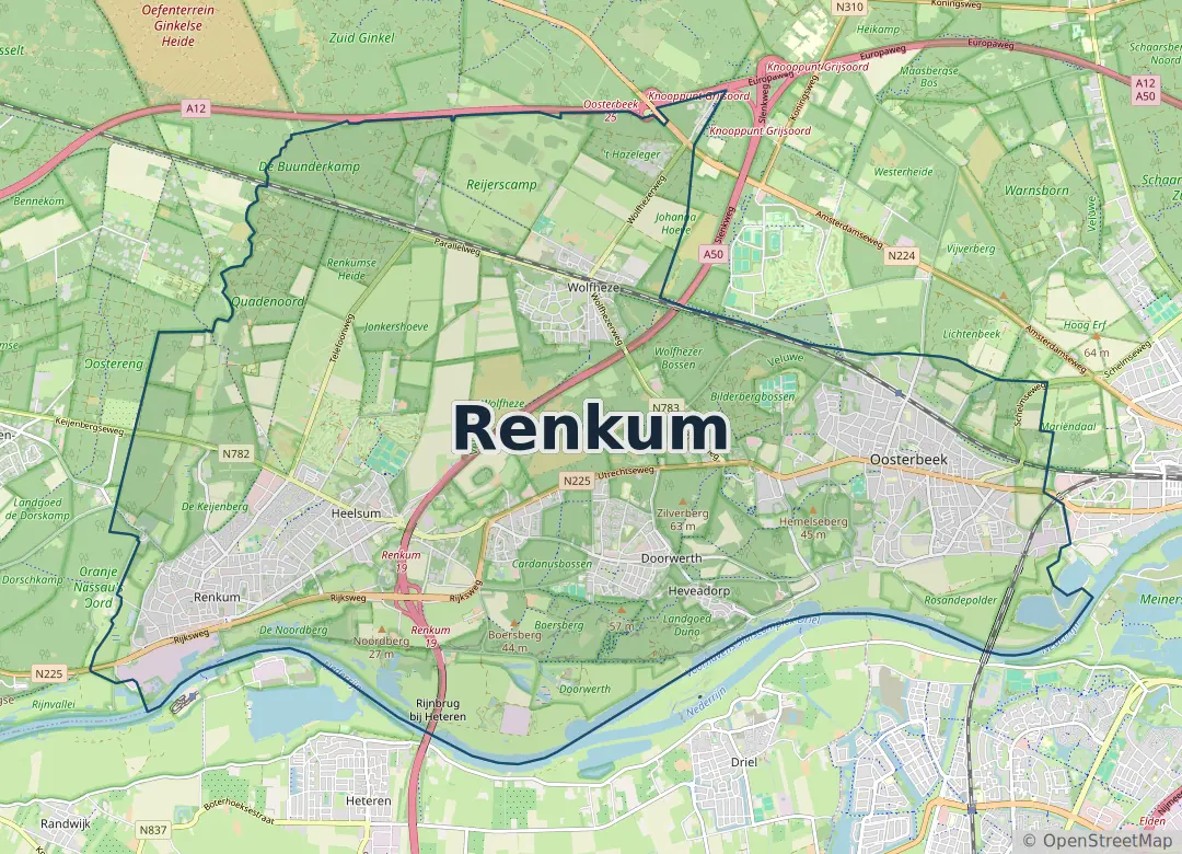 Werkgebied Slotenmaker Renkum
