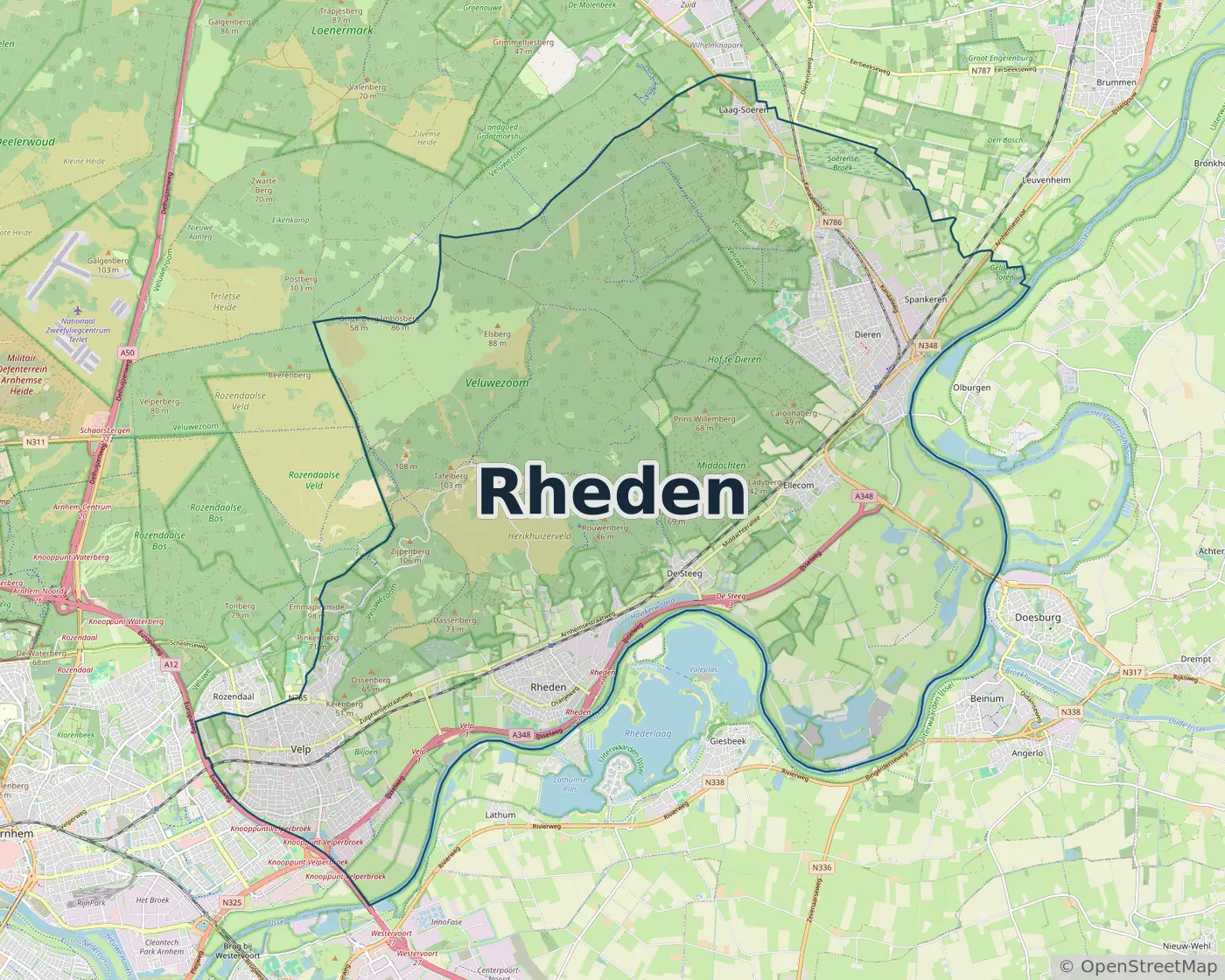 Werkgebied Slotenmaker Rheden