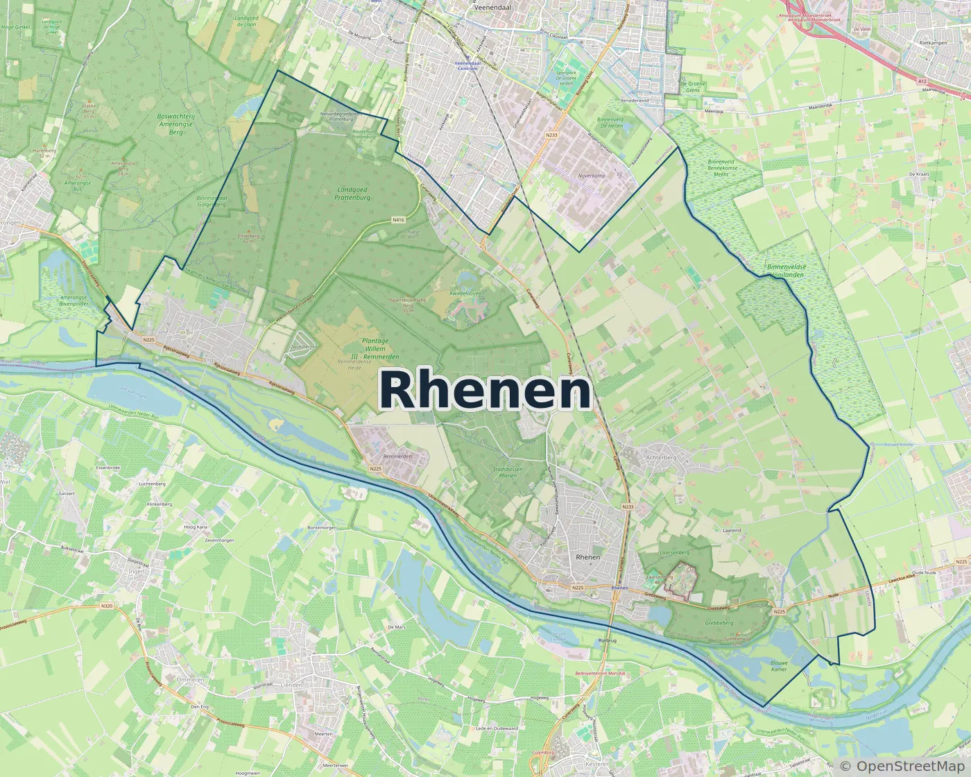 Werkgebied Slotenmaker Rhenen